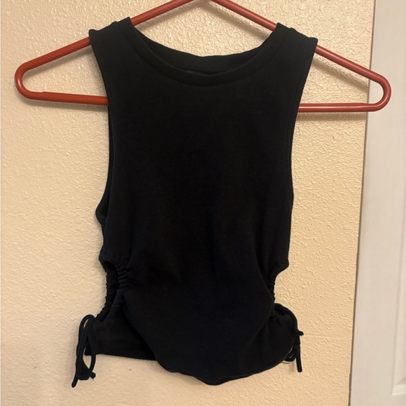 Zara Tops - Zara Black Sleeveless Top w/ Side Ties Size M